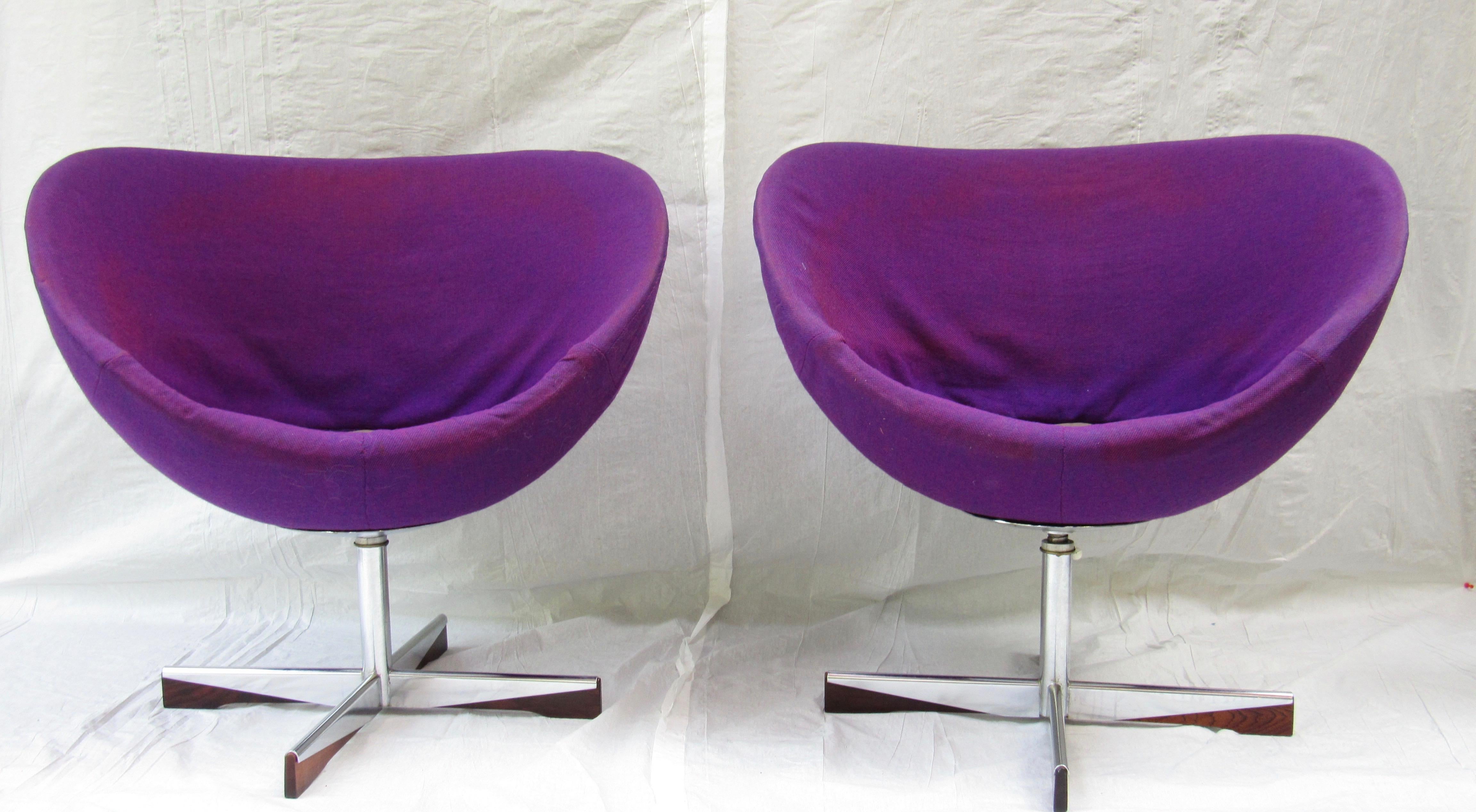 Norwegian 1960s Planet Chairs by Sven Ivar Dysthe for Westnova, 1968