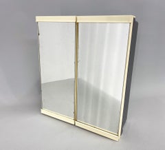 1960's Plastic Bathroom Wall Cabinet with Mirror