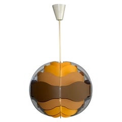 1960s Plastic Flower Pendant by Flemming Brylle & Preben Jacobsen, Denmark