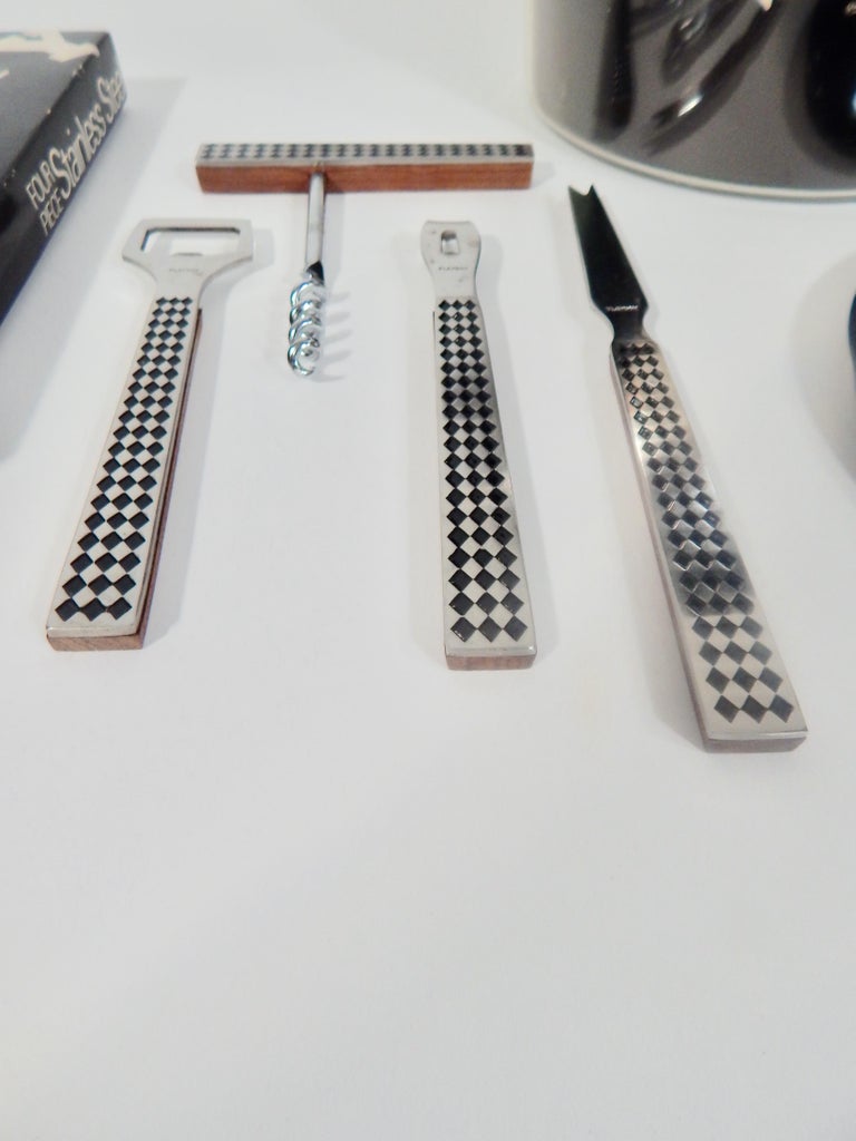 1960s, Playboy Bar Utensil Set and Ice Bucket at 1stDibs