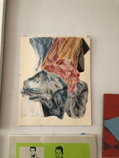 Collage trampantojo de expresionismo abstracto pop art de los años 60, por Salvatore Grippi