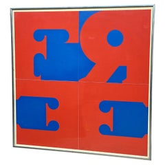 1960s Pop Art 'Free' Lithograph