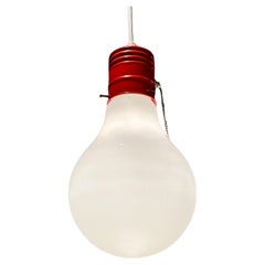1960er Jahre Pop Art Überdimensionale Glühbirne Pendelleuchte