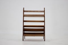 Librería portátil de roble de los años 60 de Uluv, Checoslovaquia