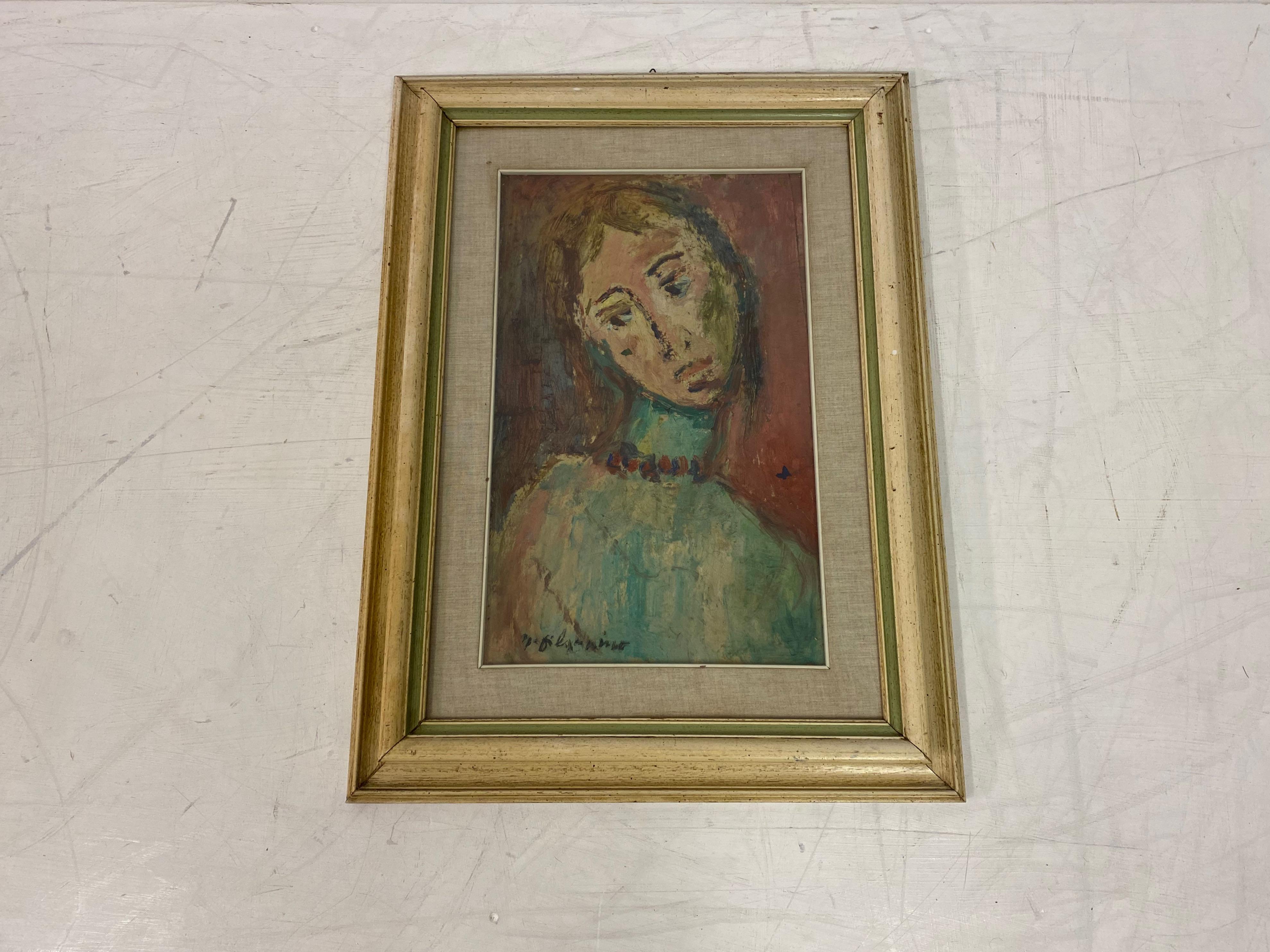 Portrait of a woman

Framed and glazed

Signed

Italian Mid Century.