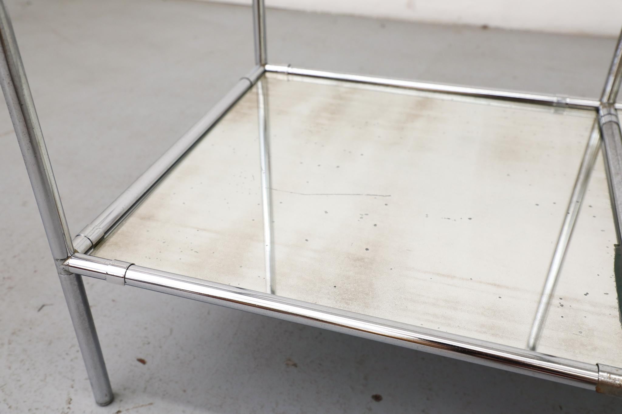 1960s Poul Cadovius 'Abstracta' Shelving System with Glass & Mirror For Sale 5