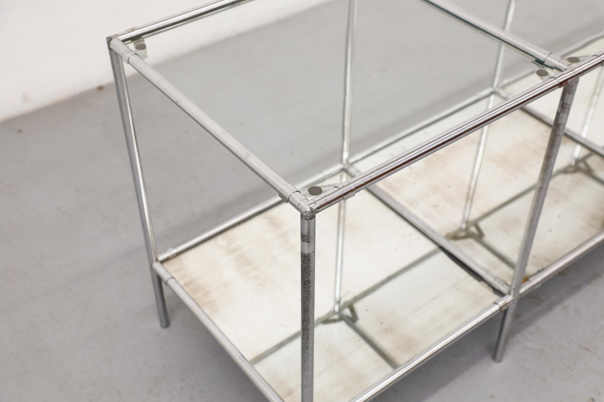 1960s Poul Cadovius 'Abstracta' Shelving System with Glass & Mirror For Sale 10