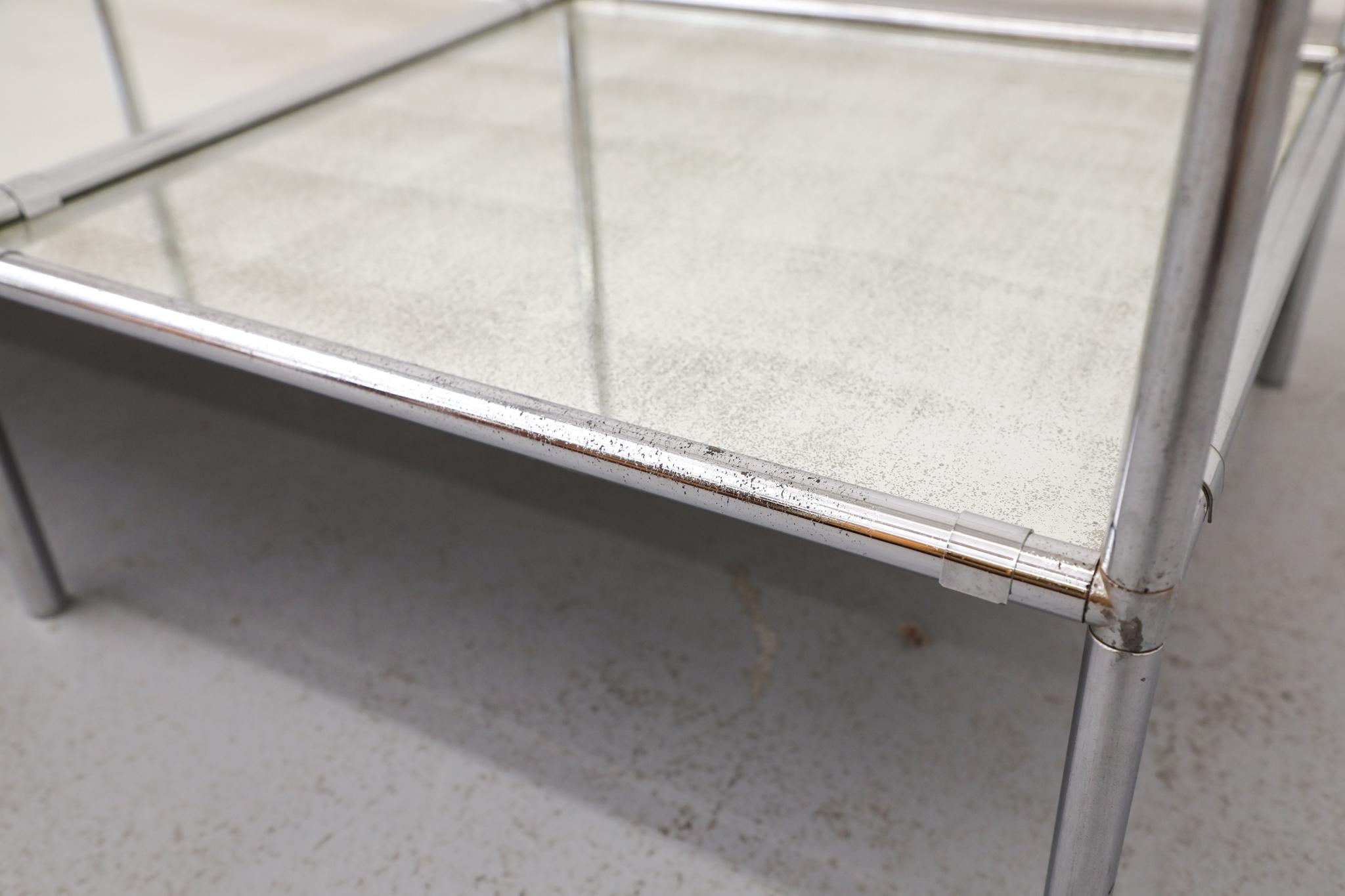 1960s Poul Cadovius 'Abstracta' Shelving System with Glass & Mirror For Sale 13