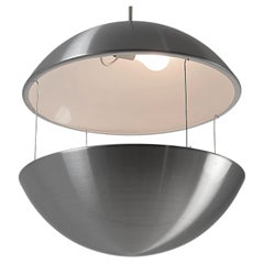 1960s Poul Cadovius Largest Aluminium Lighted Planter RS 50 Pendant , Denmark