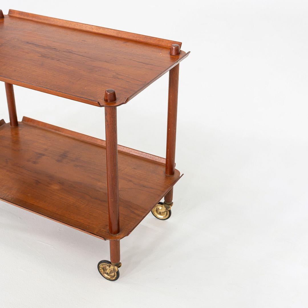 1960s Poul Hundevad for Vamdrup Teak Bar / Serving Cart in Teak For Sale 1