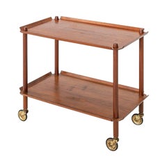 1960s Poul Hundevad for Vamdrup Teak Bar / Serving Cart in Teak