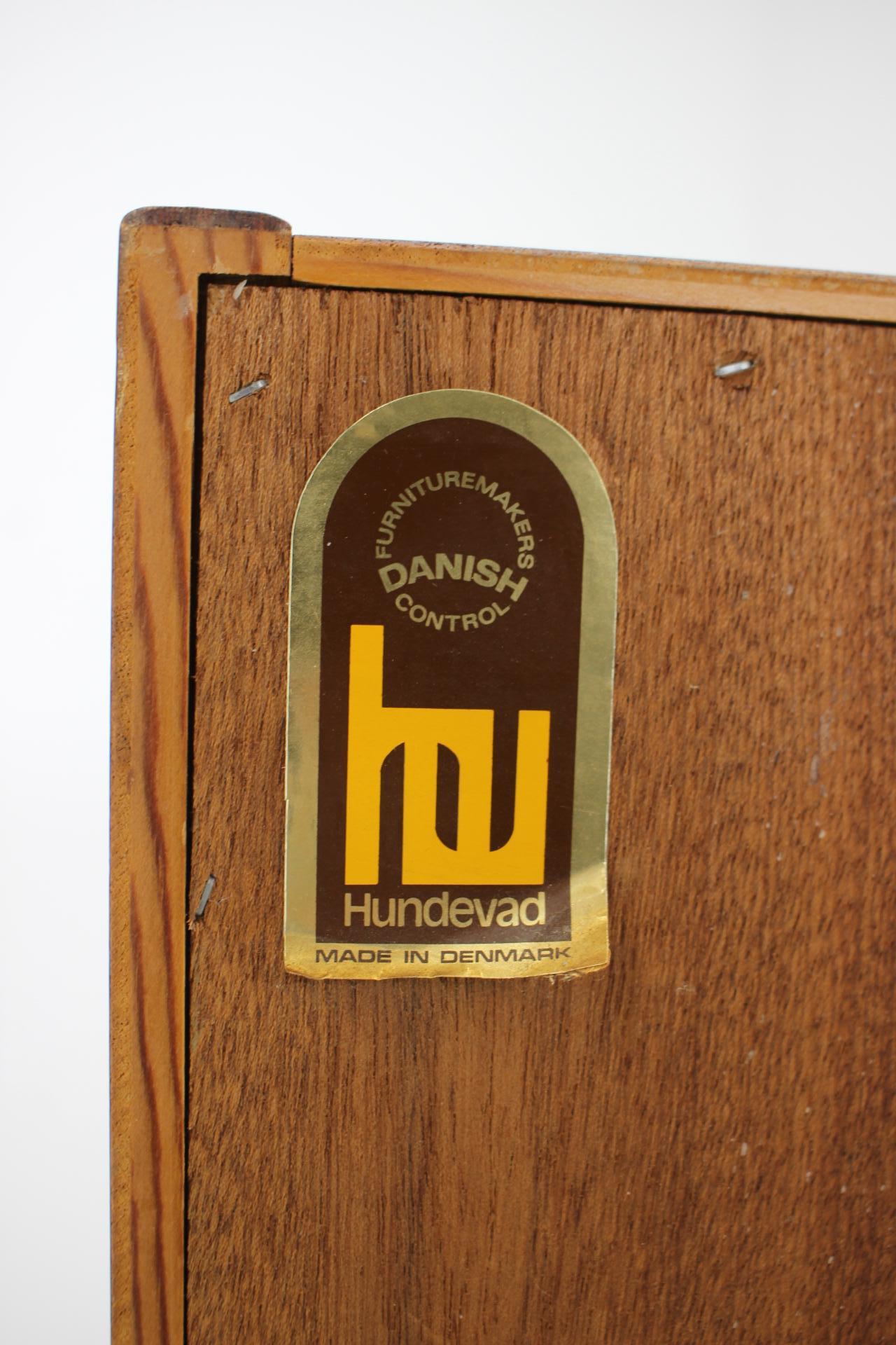 1960 Poul Hundevad Palisander Upcycled Bookcase Cabinet, Danemark 3