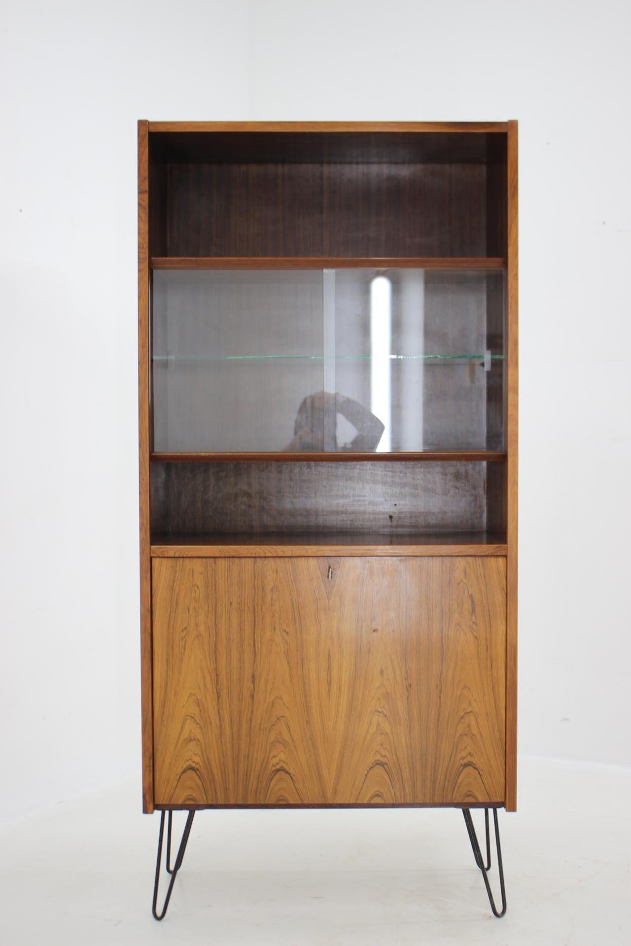 1960 Poul Hundevad Palisander Upcycled Bookcase Cabinet, Danemark 6