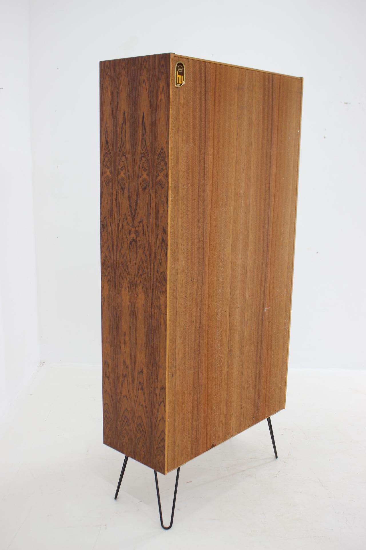 1960s Poul Hundevad Palisander Upcycled Bookcase Cabinet, Denmark 2