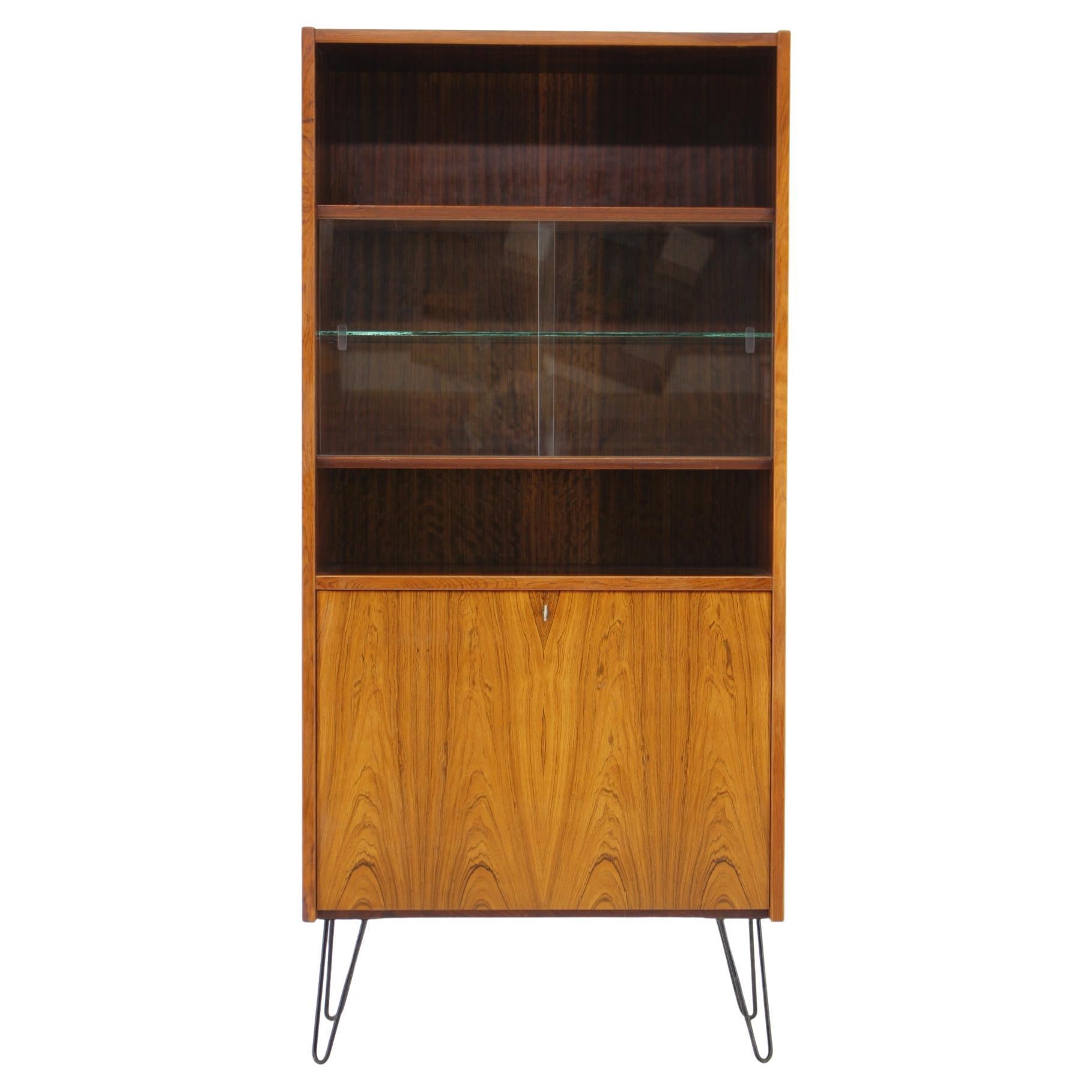 1960 Poul Hundevad Palisander Upcycled Bookcase Cabinet, Danemark