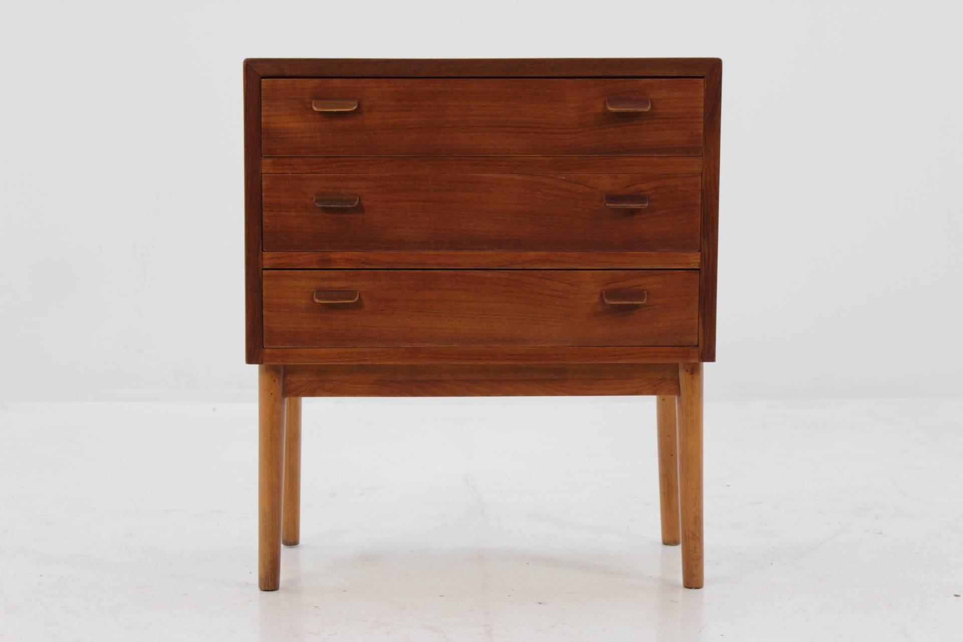 Mid-Century Modern 1960s Poul M. Volther Teak Chest of Drawers