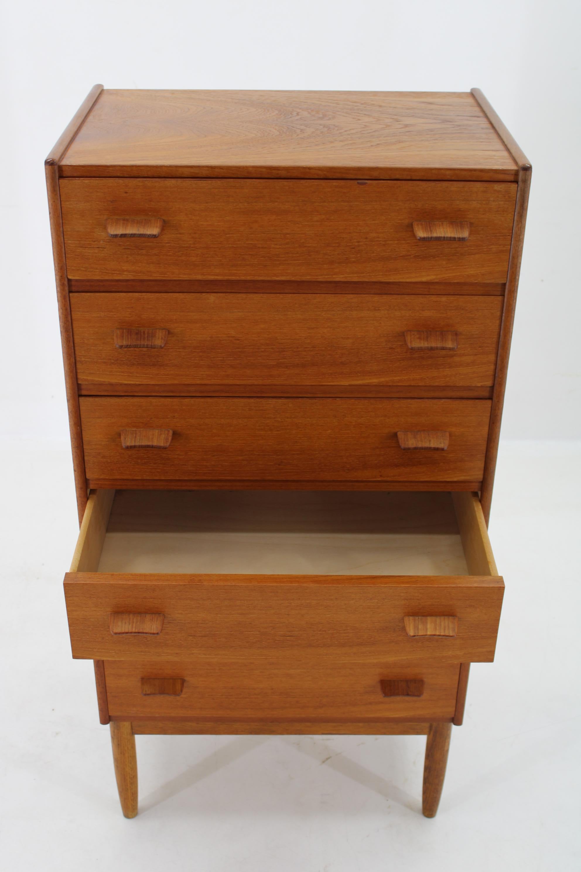 Cassettiera in teak Poul Volther del 1960 di Munch Slagelse Mobler, Danimarca in vendita 6