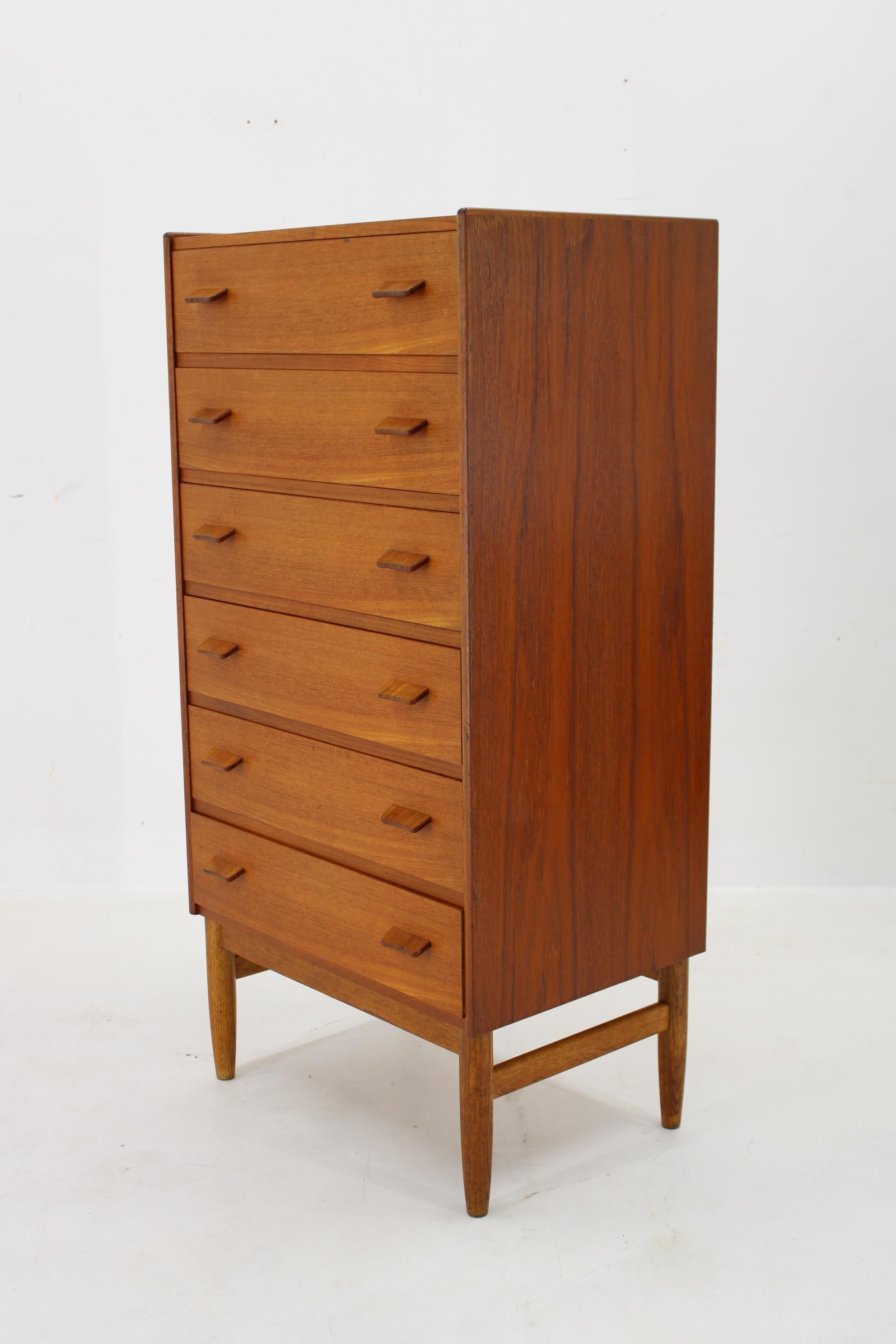 Mid-Century moderno Cassettiera in teak Poul Volther del 1960 di Munch Slagelse Mobler, Danimarca in vendita