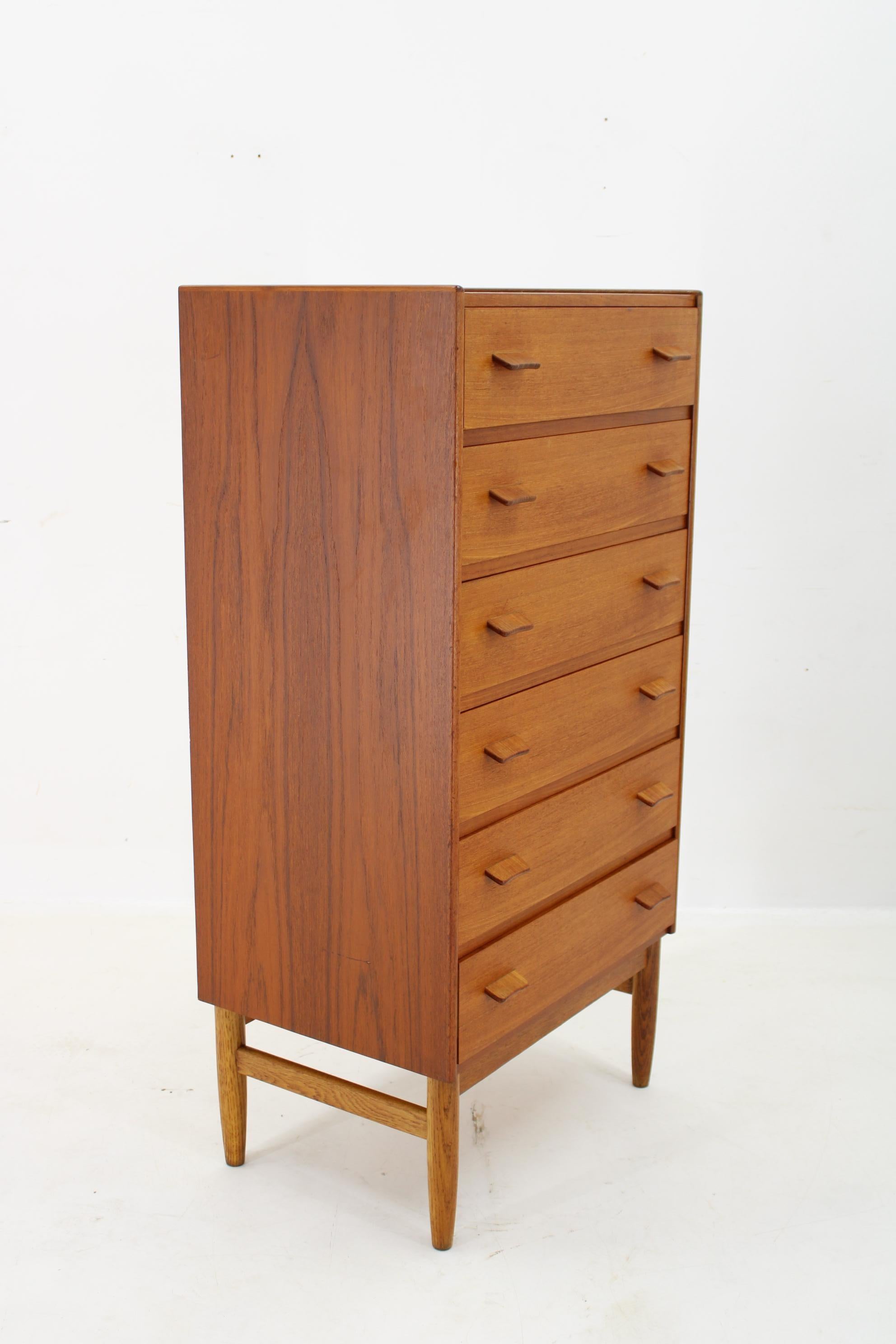 Cassettiera in teak Poul Volther del 1960 di Munch Slagelse Mobler, Danimarca in vendita 2