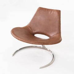1960s Preben Fabricius & Jorgen Kastholm Scimitar Lounge Chair
