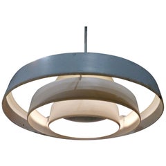 1960s Prescolite 'Saturn' Ring Pendant Light