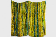 1960s "Primavera" Velvet Curtains by Don Wight for Jack Lenor Larsen