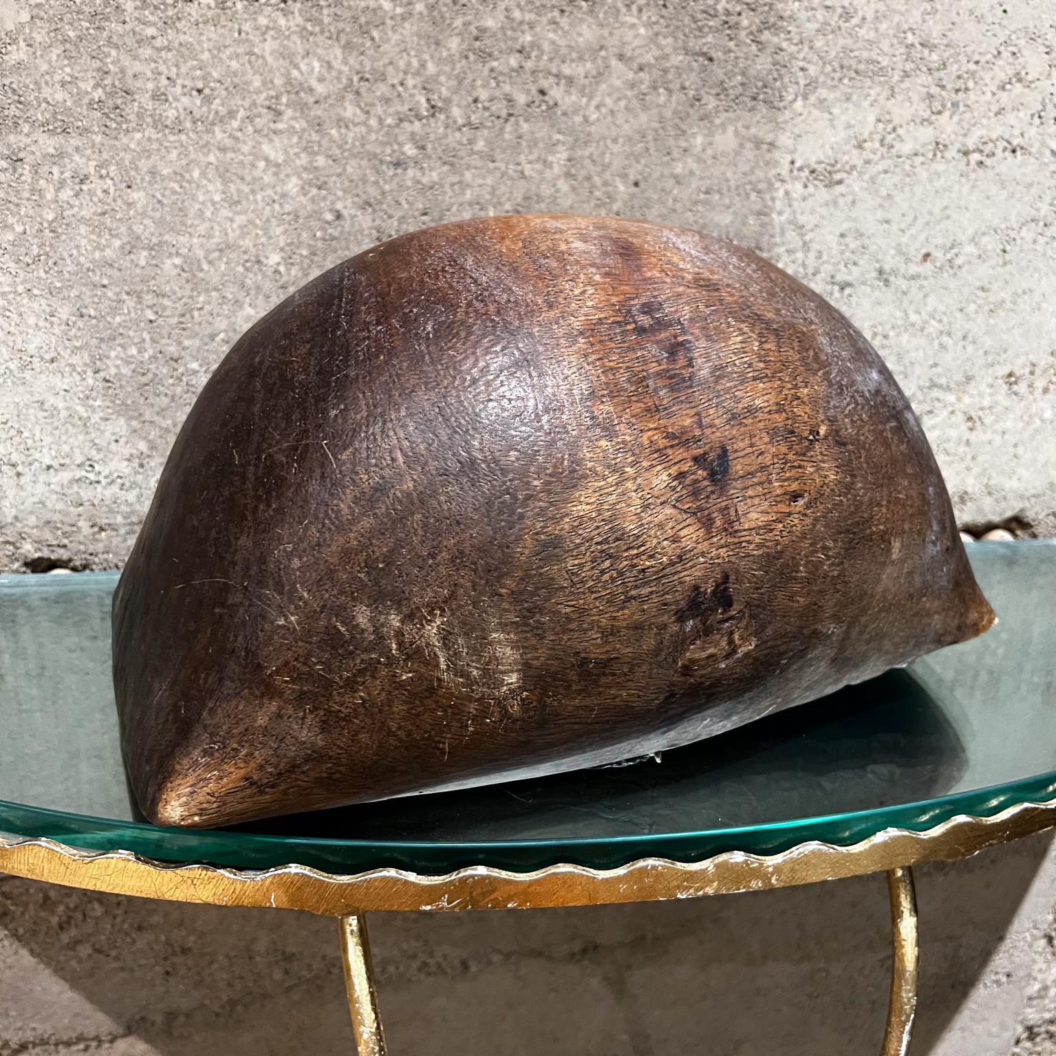 1960s Primitive Art Patinated Wood Carved Bowl Turkana Kenya For Sale 2