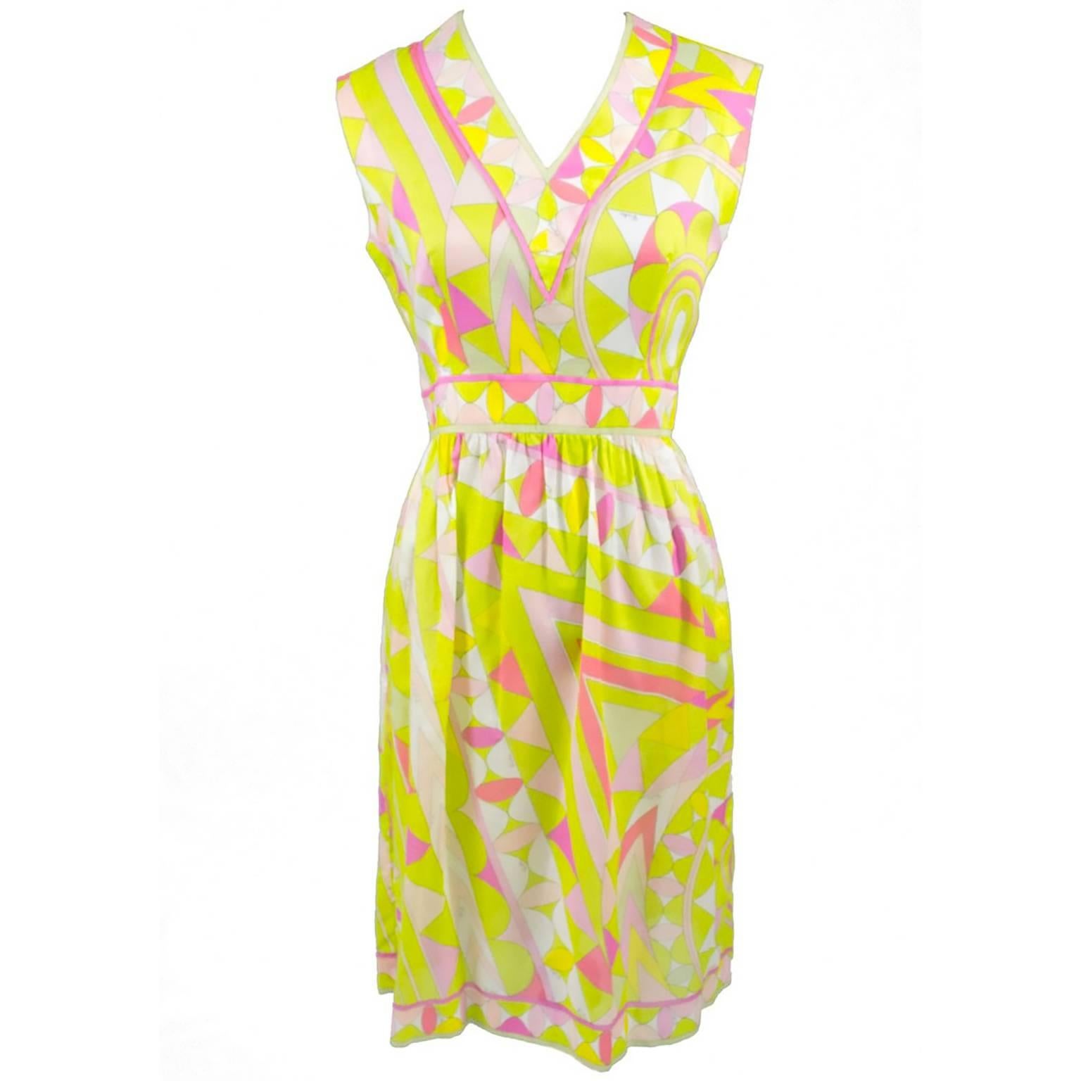 pucci yellow dress