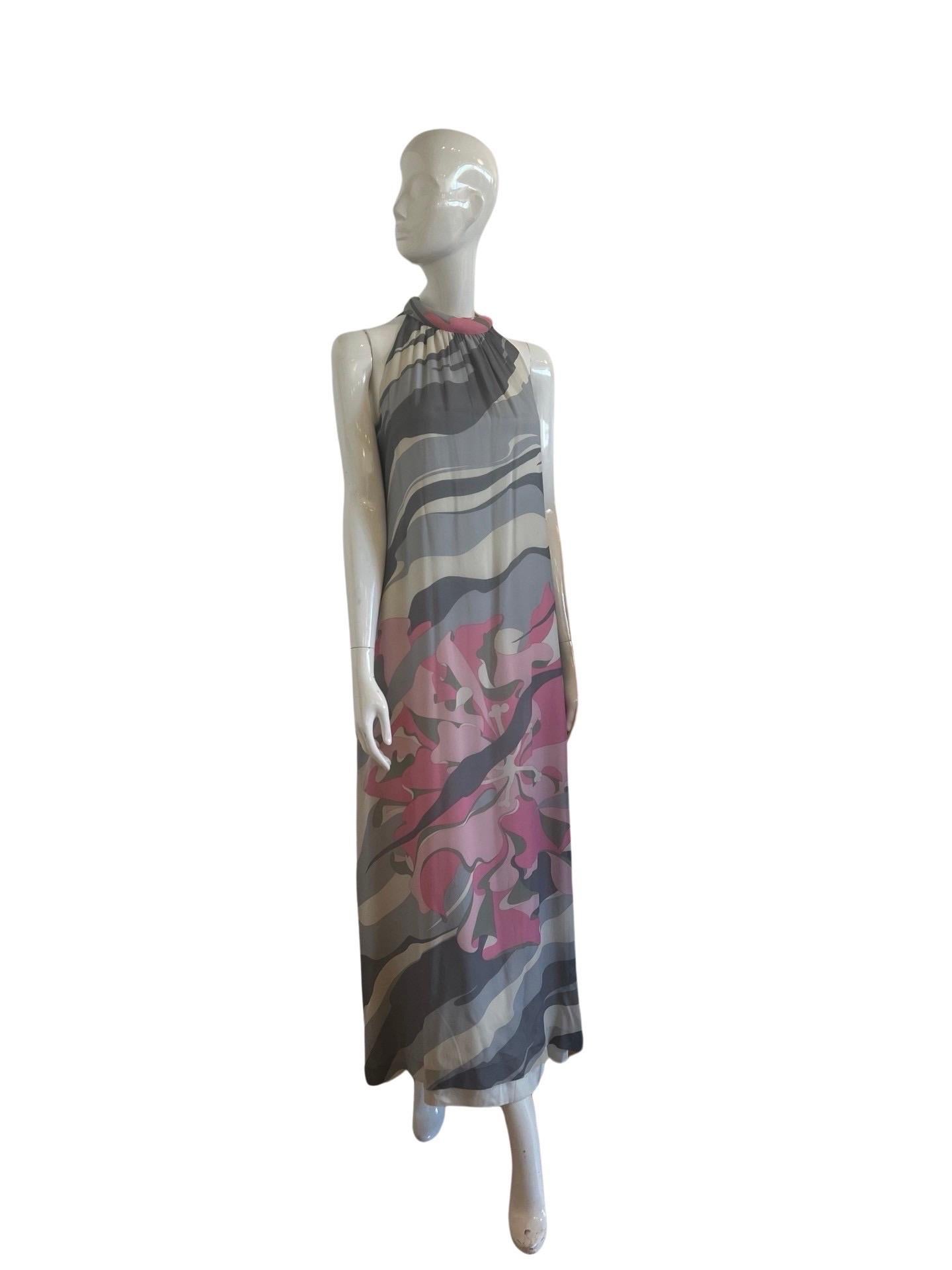 Women's 1960s Pucci Halter Gown For Sale