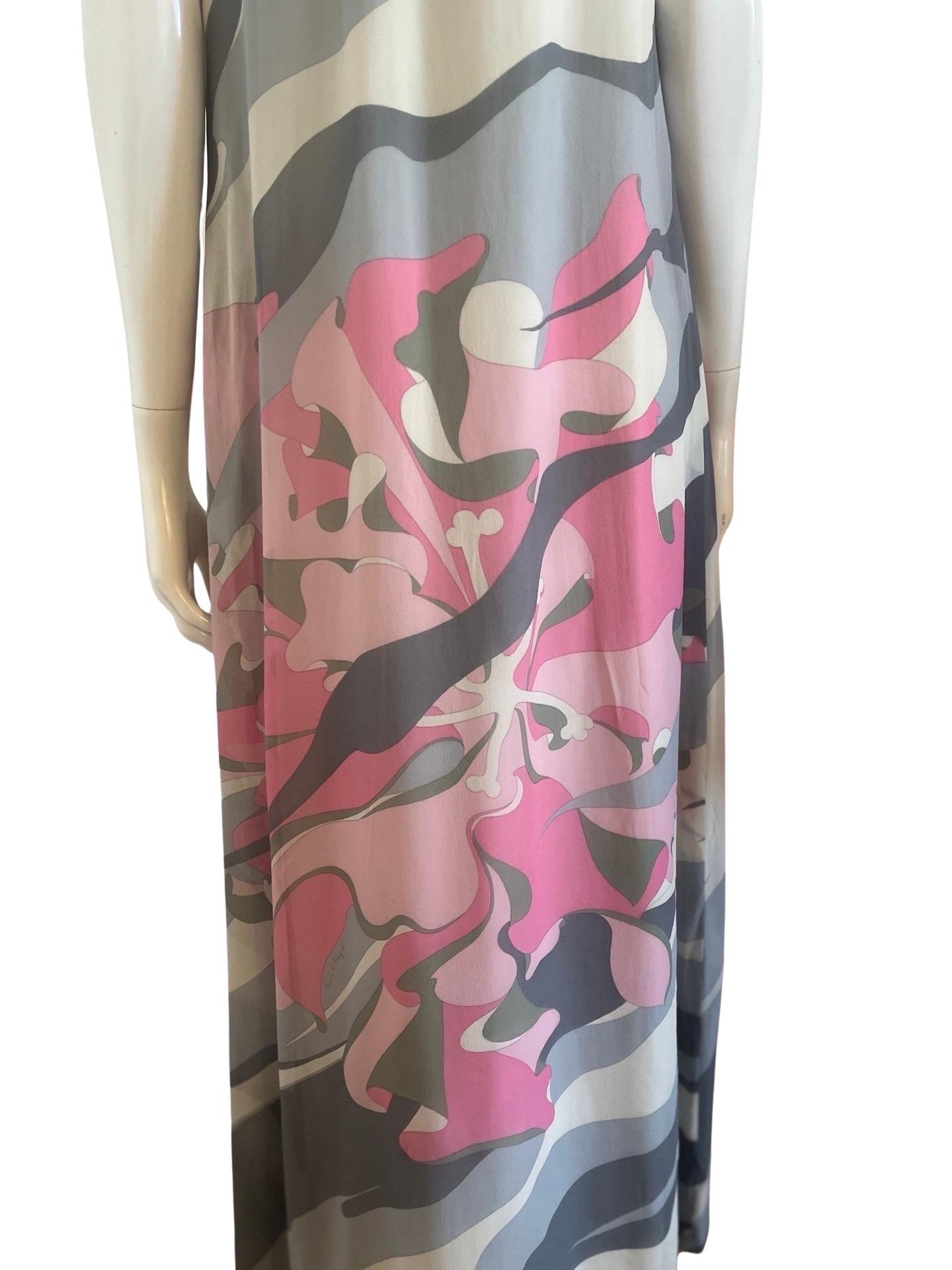 1960s Pucci Halter Gown For Sale 3