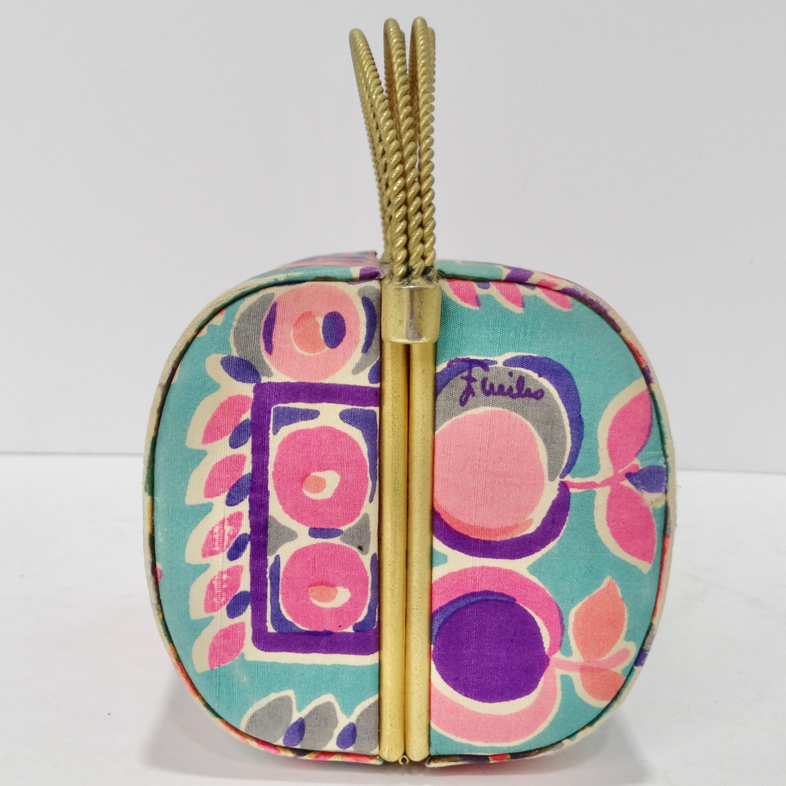 1960s Pucci Multicolor Minaudière Handbag 1