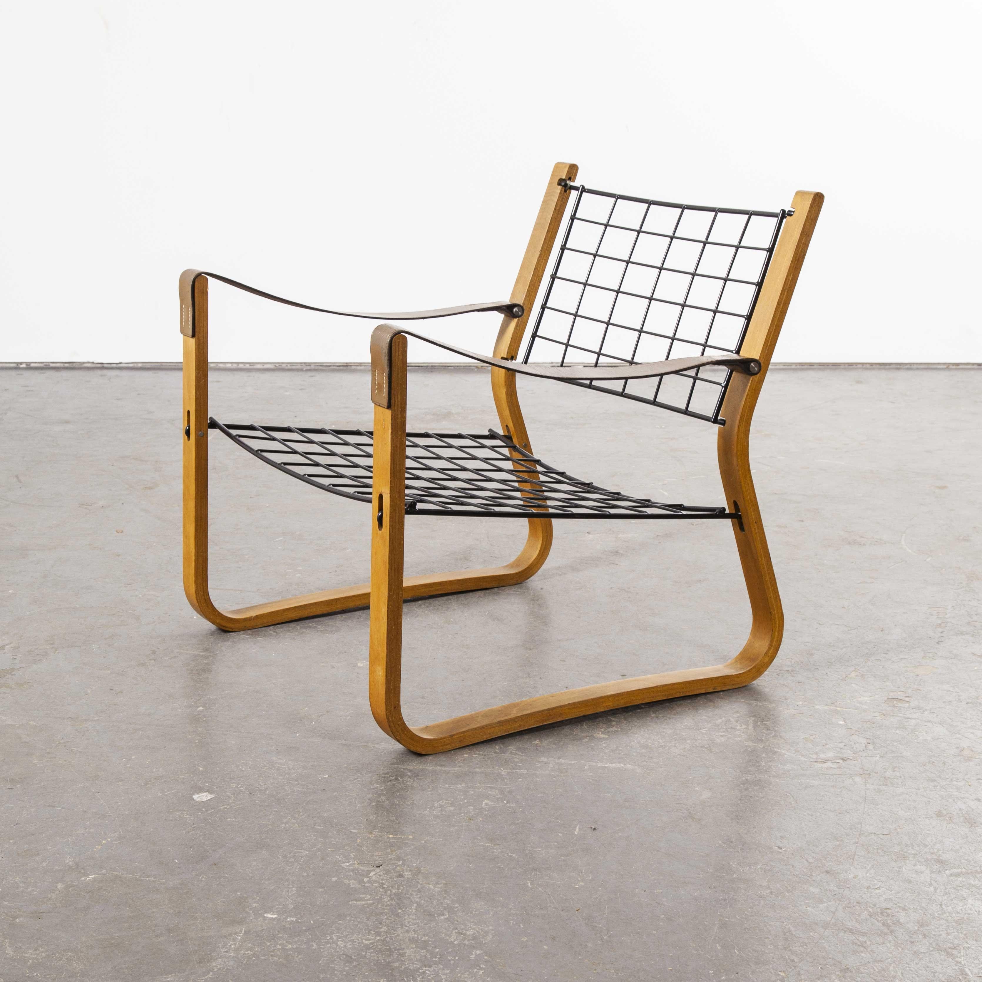 Rare Race Furniture 'Flexible' chair by Nicholas Frewing 1