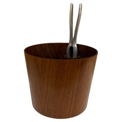 Mid-century Scandinavian Modern Rainbow Teak Nut Bowl Servex of Sweden
