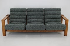 1960s Rare 3-Seater Oak Sofa, Finland