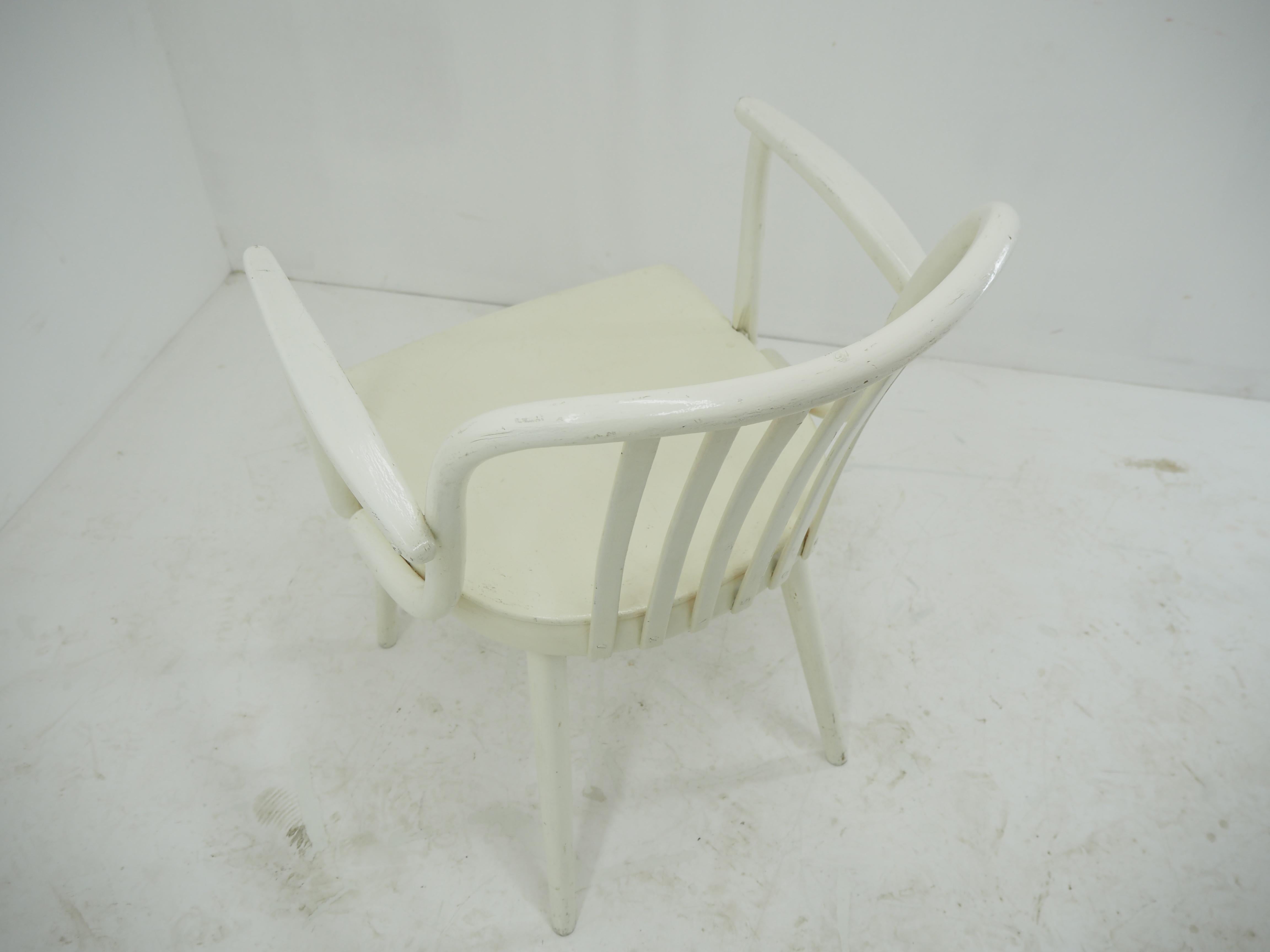 1960s Rare Antonin Suman Dining Chair, Czechoslovakia 3