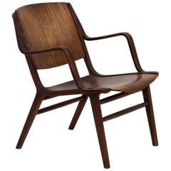 1960s Rare Danish Ax Chair by Peter Hvidt & Orla Mølgaard-Nielsen