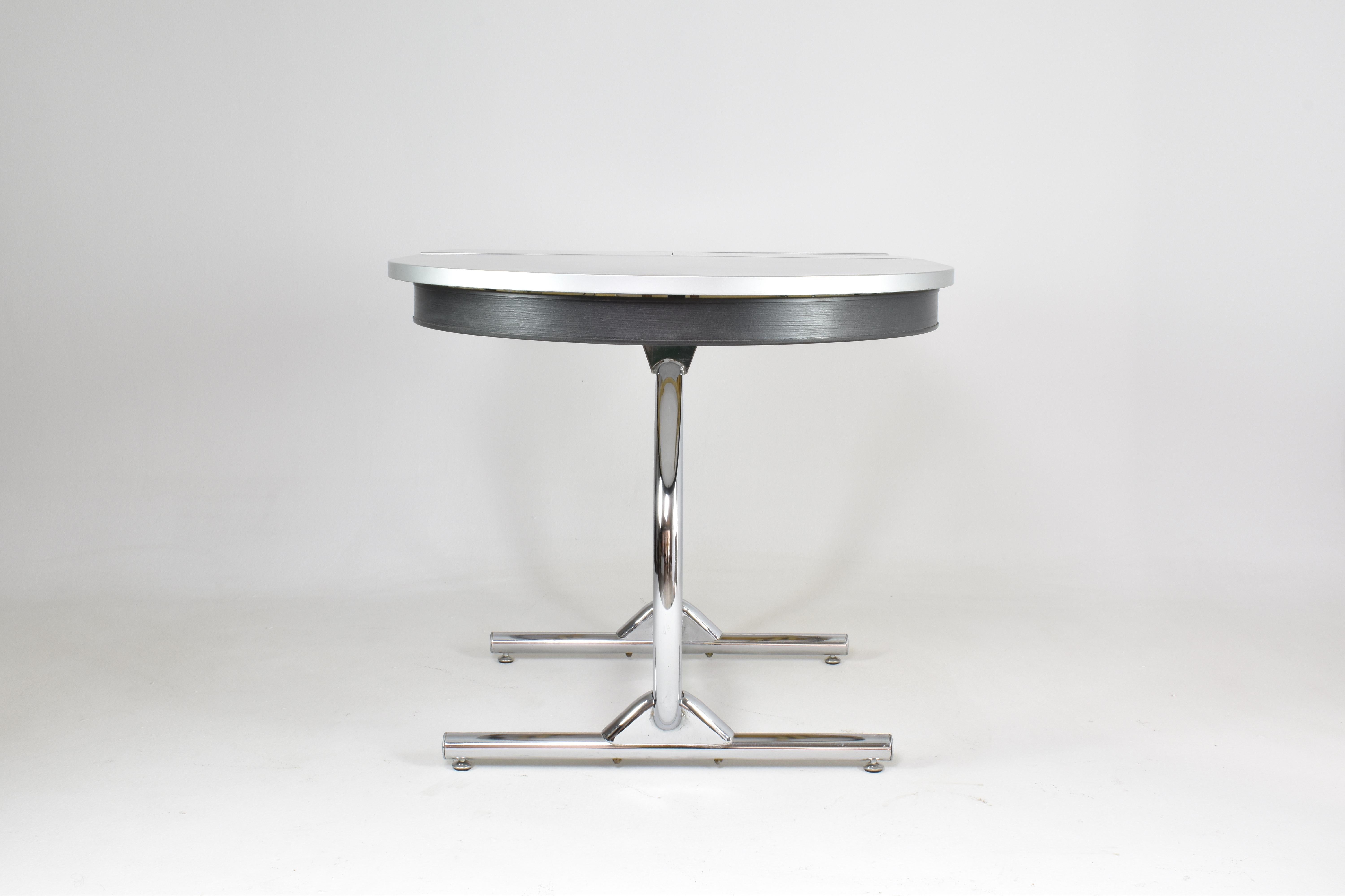 1960's Rare French Metal Table For Sale 4