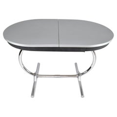 Table française rare en métal des années 1960