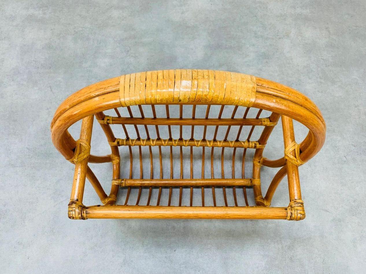 Rattan Portariviste in rattan anni '60 in vendita