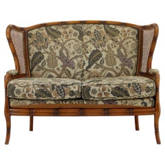 1960s  Rattan Two- Seater Sofa , Italy