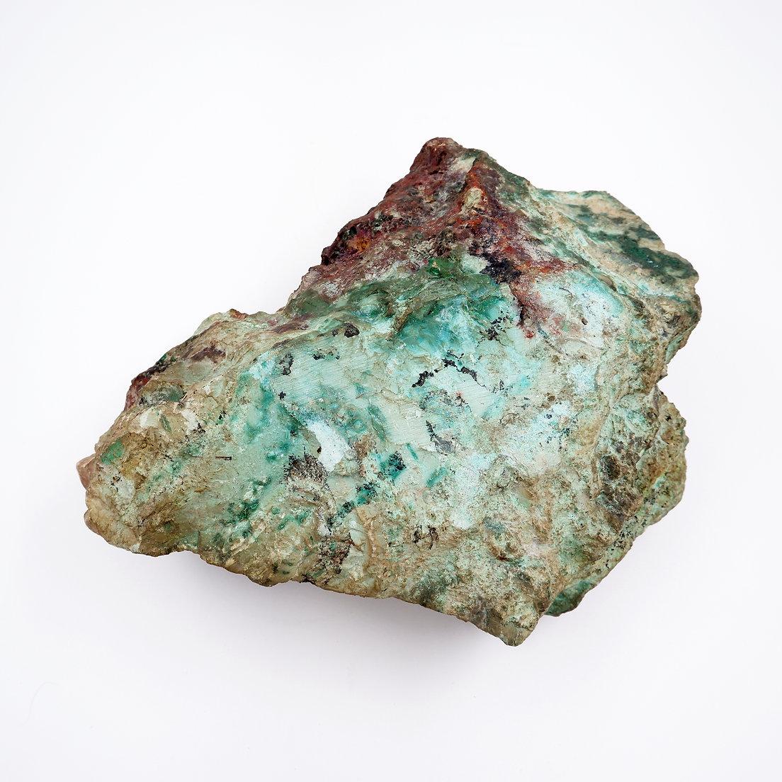 20th Century 1960s Raw Stone Vide poche Natural Malachite Azurite For Sale