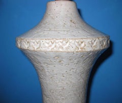 1960s Raymor Rosenthal Rimini Pottery Table Lamp by Aldo Londi for Bitossi