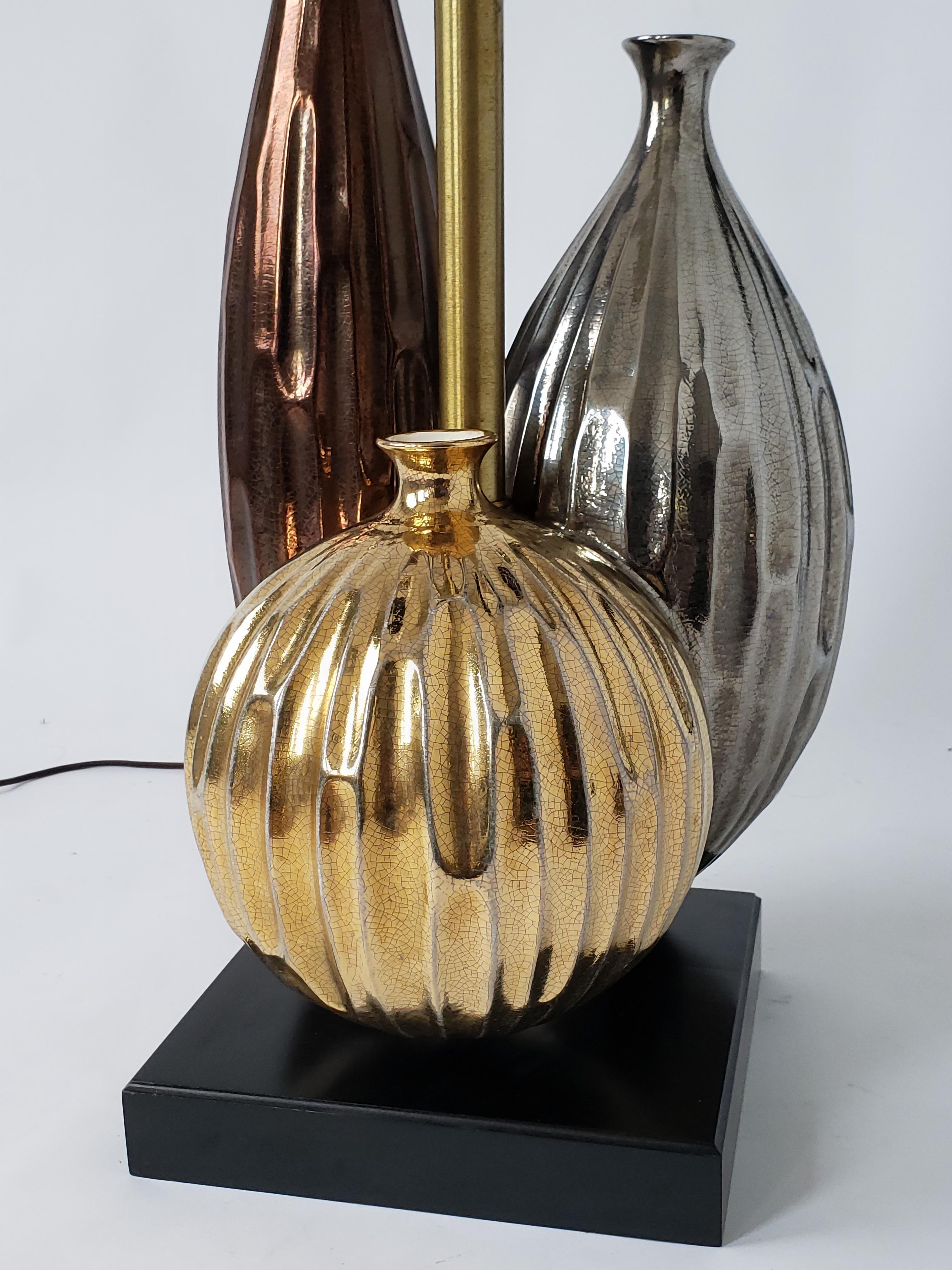 1960s Huge Raymor  Ceramic Table Lamp, USA For Sale 2