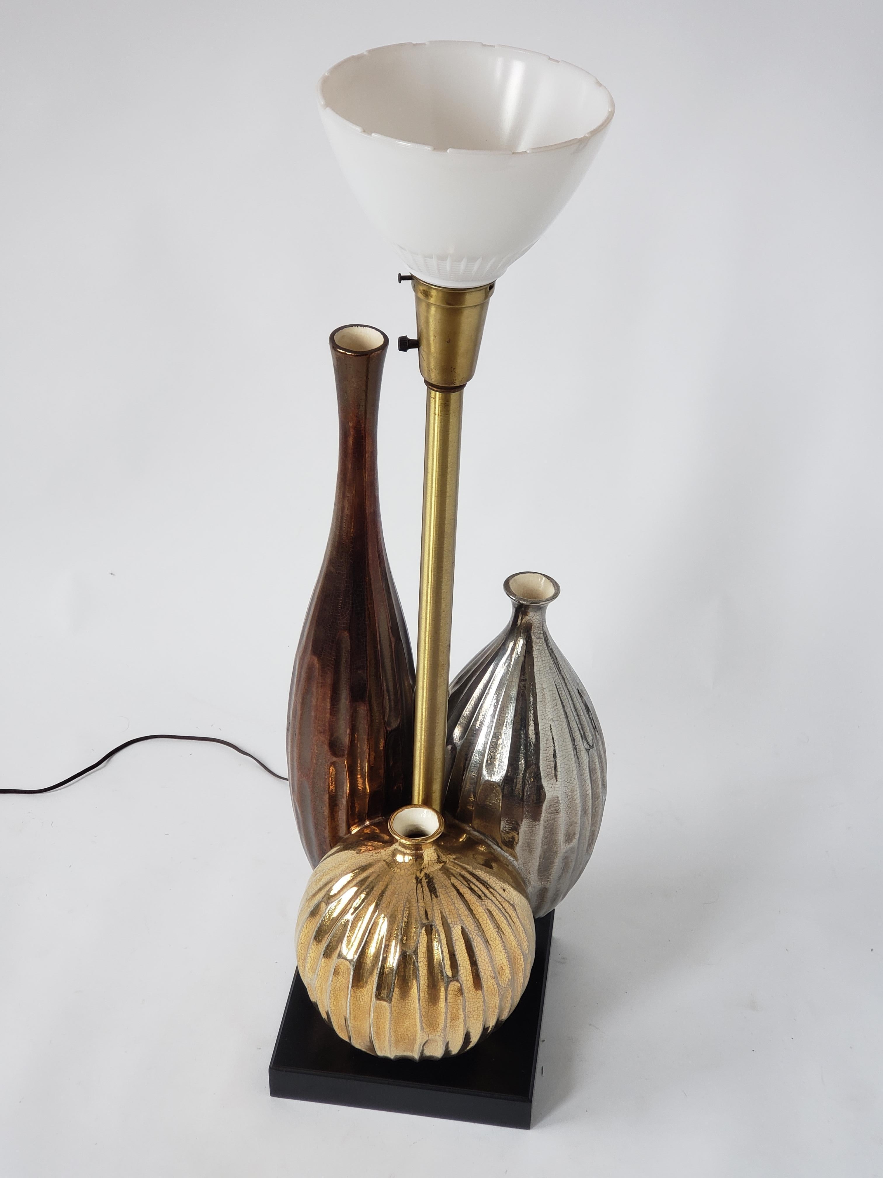Mid-20th Century 1960s Huge Raymor  Ceramic Table Lamp, USA For Sale
