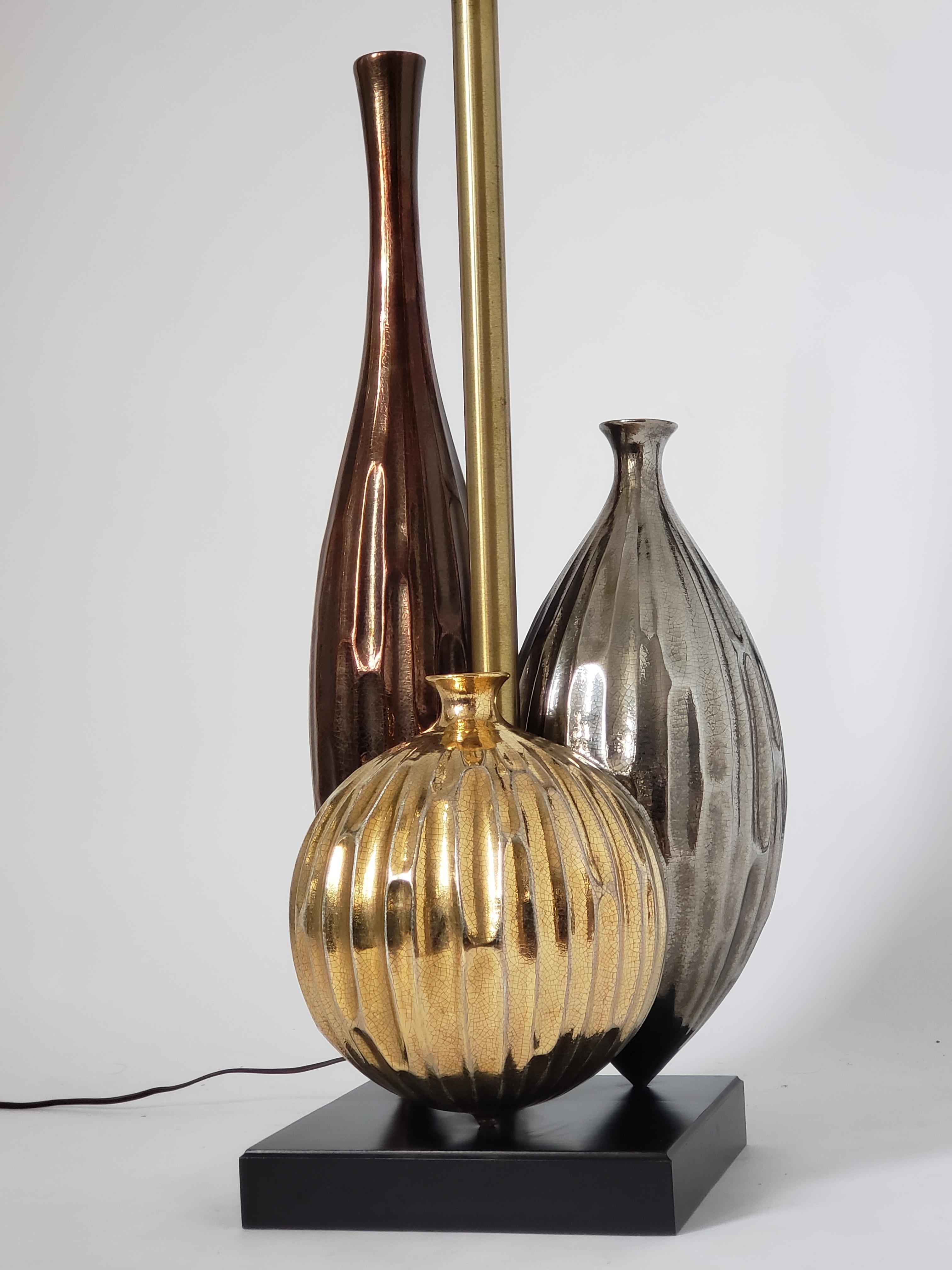 1960s Huge Raymor  Ceramic Table Lamp, USA For Sale 1