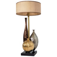 Retro 1960s Huge Raymor  Ceramic Table Lamp, USA