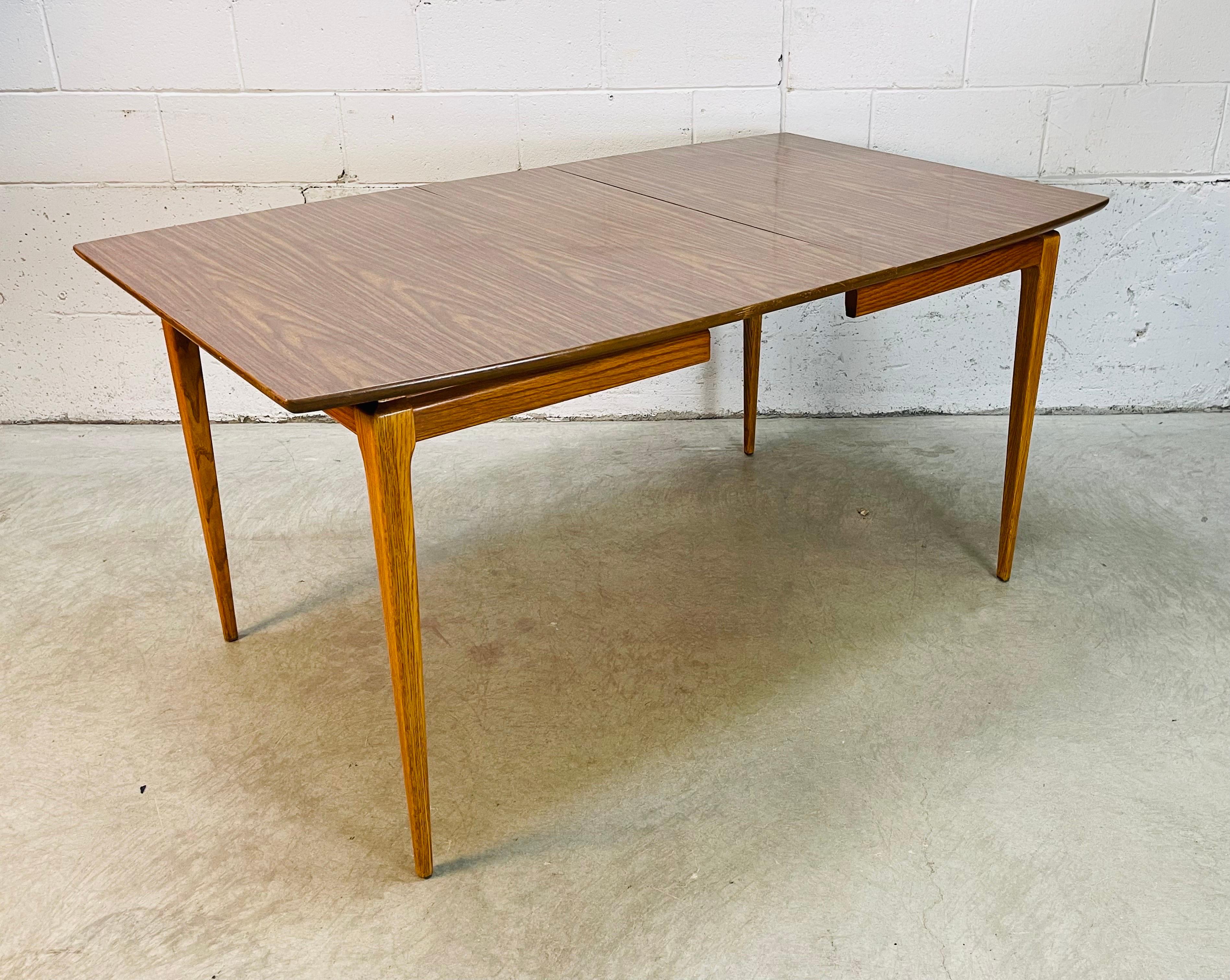  1960s Rectangular Dining Room Table For Sale 5