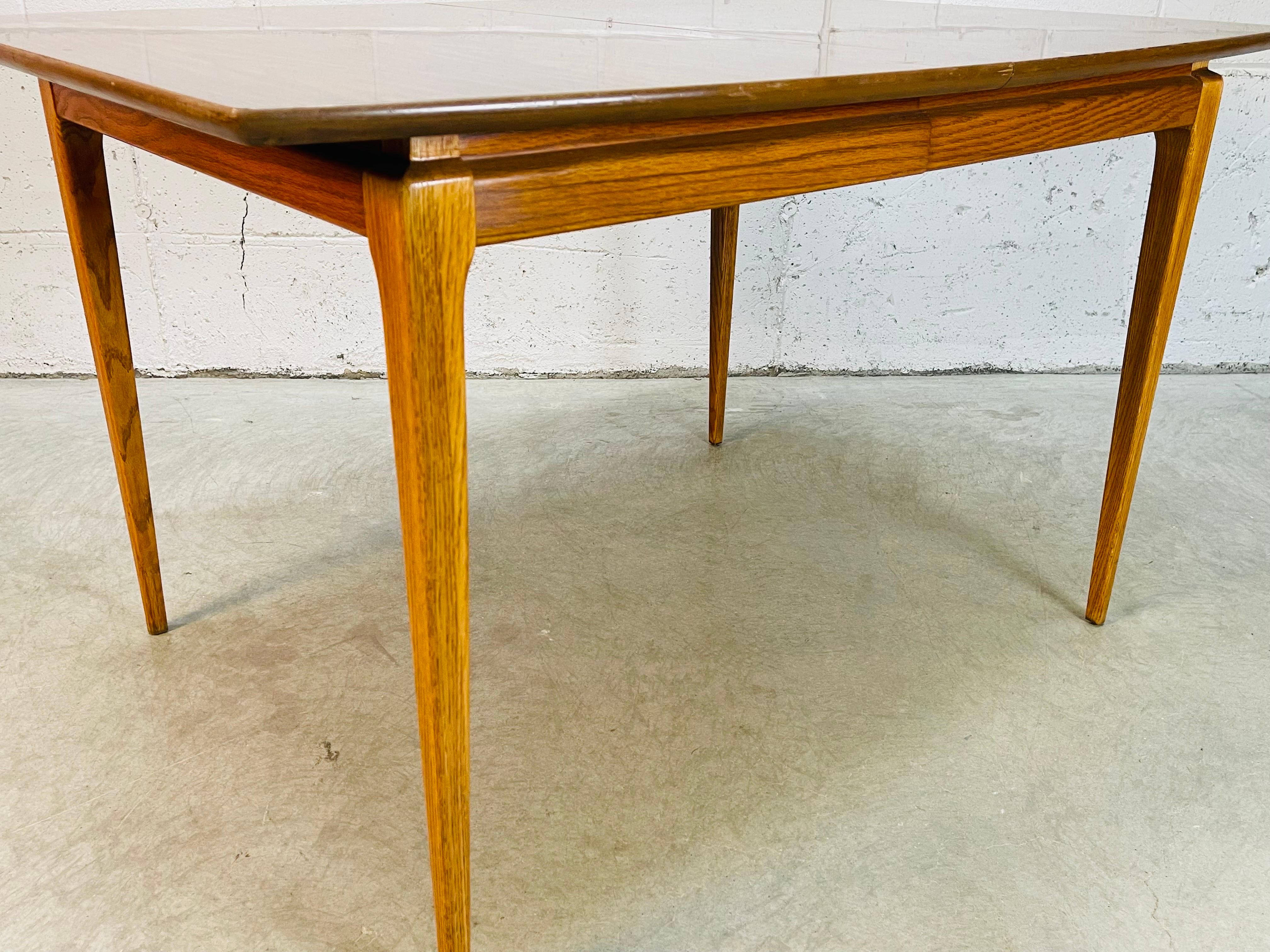 Mid-Century Modern  1960s Rectangular Dining Room Table For Sale