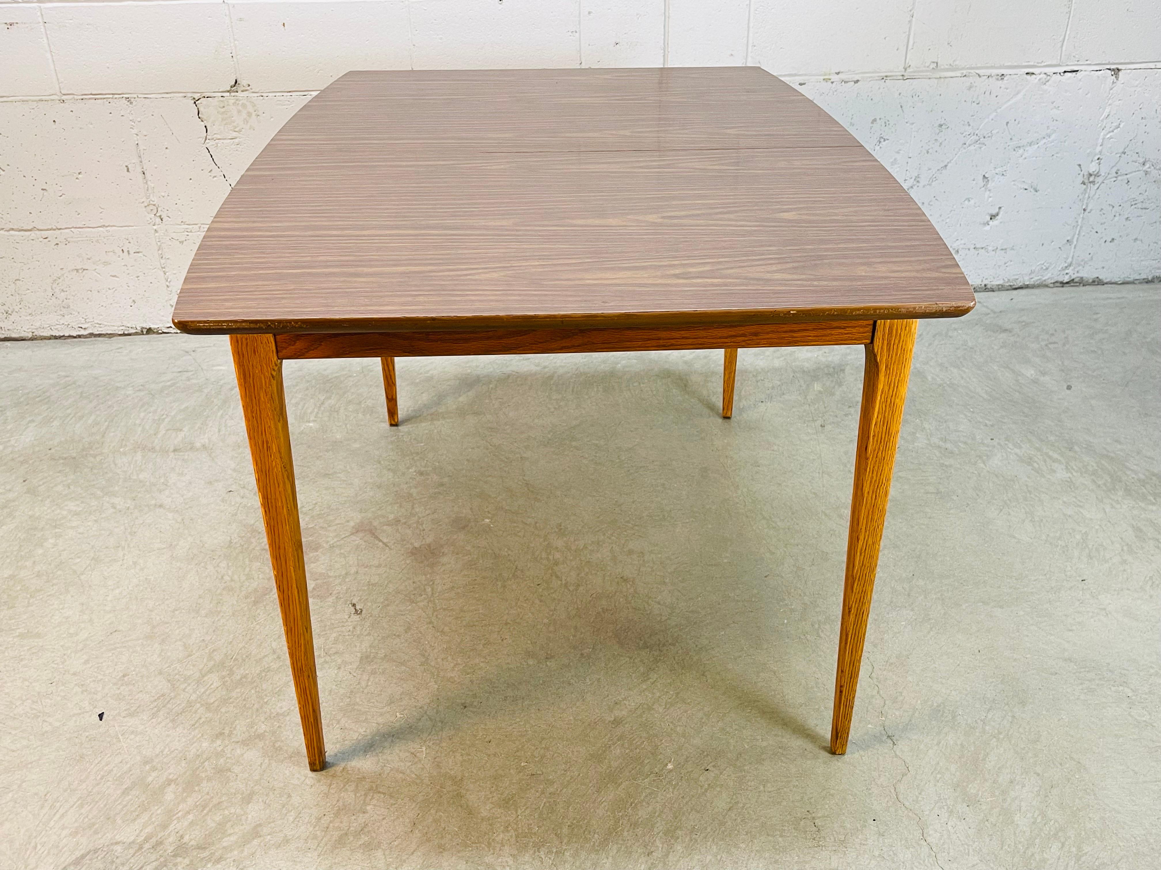  1960s Rectangular Dining Room Table For Sale 1