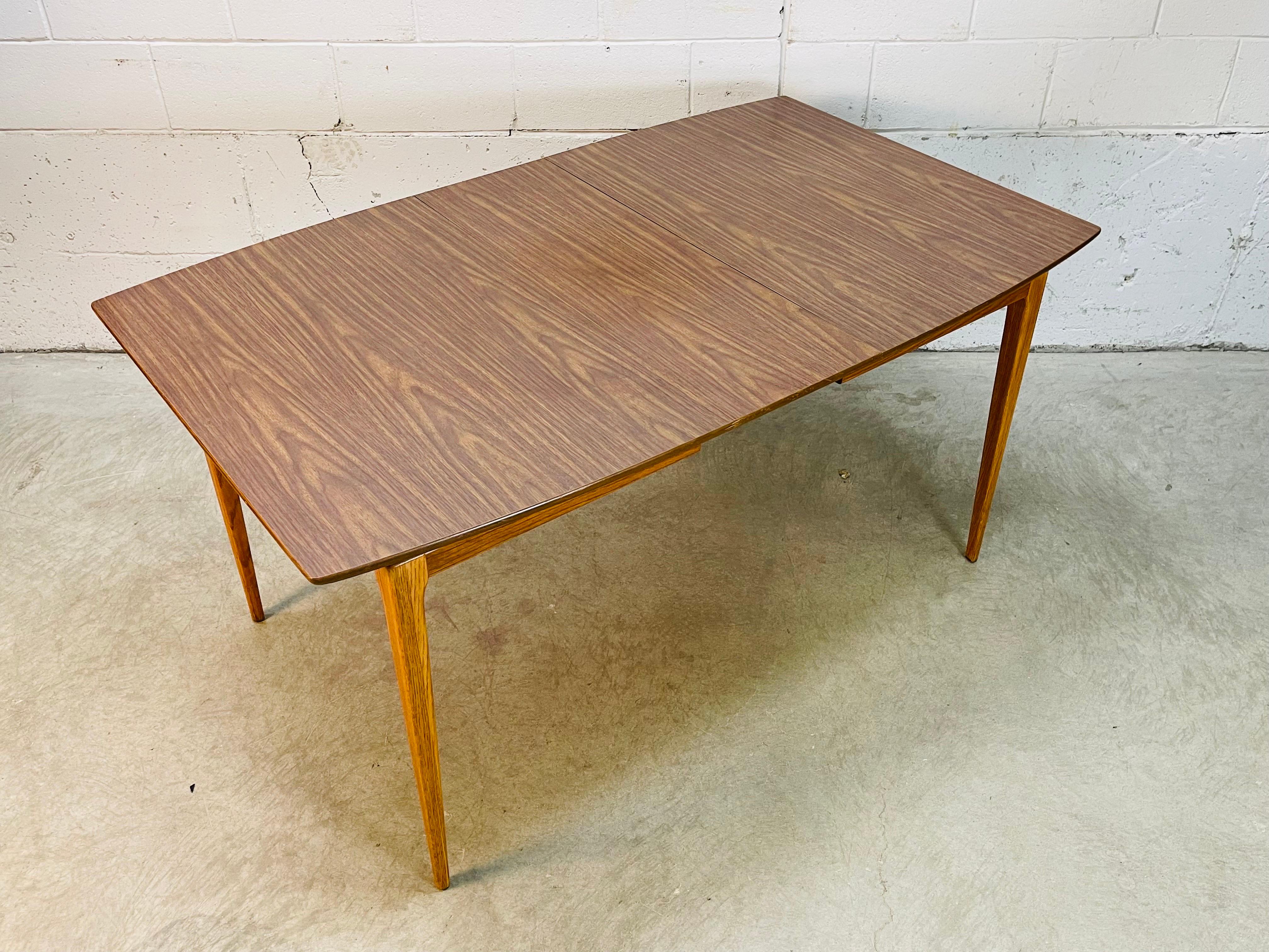  1960s Rectangular Dining Room Table For Sale 2